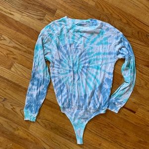 Free People S tie dye bodysuit
